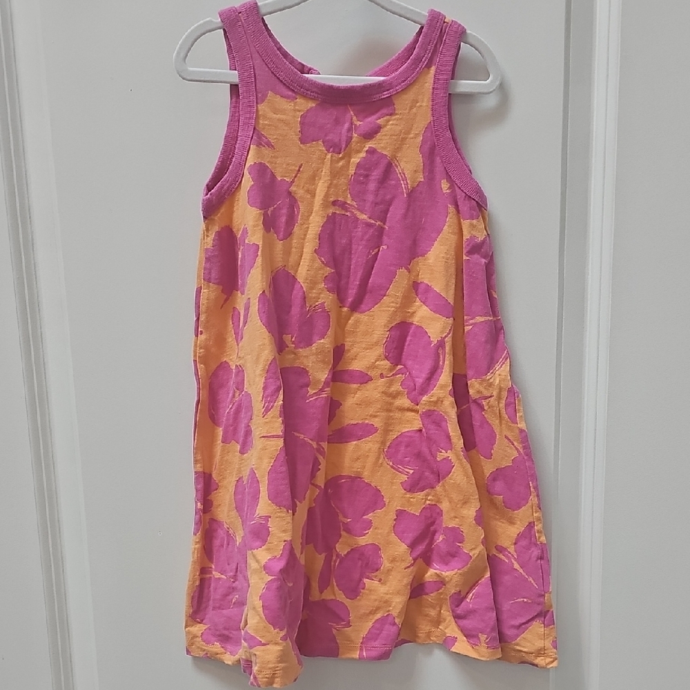 GAP Pink and Orange Floral Kids Dress